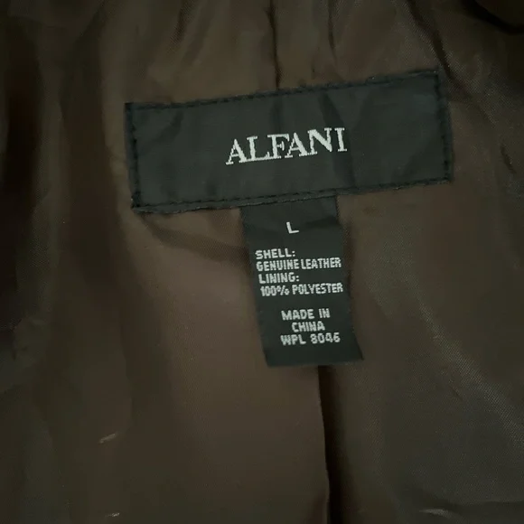 Alfani Leather Jacket - Picture 6 of 6